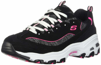 Picture of Skechers Sport DLitesMe Time Womens Sneaker 85 CD US BlackHot Pink - Size: 8.5 Wide