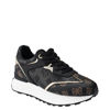 Picture of GUESS Women's LUCHIA Sneaker, Black Multi, 7 - Size: 7