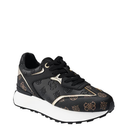 Picture of GUESS Women's LUCHIA Sneaker, Black Multi, 7 - Size: 7