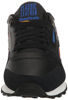 Picture of Reebok Unisex Classic Leather Sneaker, Black/Shocking Orange/Electric Cobalt, 6 US Men - Size: 7.5 Women/6 Men