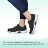 Picture of Orthofeet Women's Orthopedic Black Knit Coral Sneakers, Size 11.5 Wide - Size: 11.5 Wide