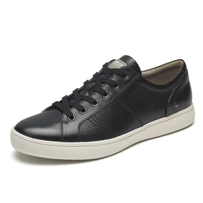 Picture of Rockport mens Colle Tie Sneaker, Black, 13 Wide US - Size: 13 Wide