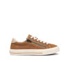 Picture of Taos Z Soul Women’s Sneaker - Stylish Platform Sneaker with Removable Footbed, Arch Support, Premium Cushioning, Lace-Up Adjustability, and Easy Access Zipper Golden Tan/Tan Distressed 7.5 W US - Size: 7.5 Wide