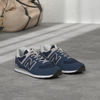 Picture of New Balance Men's 574 Core Sneaker, Navy/White, 11.5 - Size: 11.5