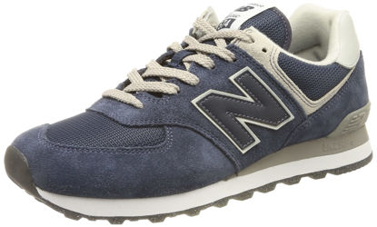 Picture of New Balance Men's 574 Core Sneaker, Navy/White, 11 - Size: 11
