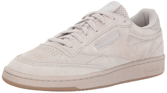 Picture of Reebok Men's Club C 85 Fashion Sneaker, sand stone/white gum, 10 M US - Size: 7.5