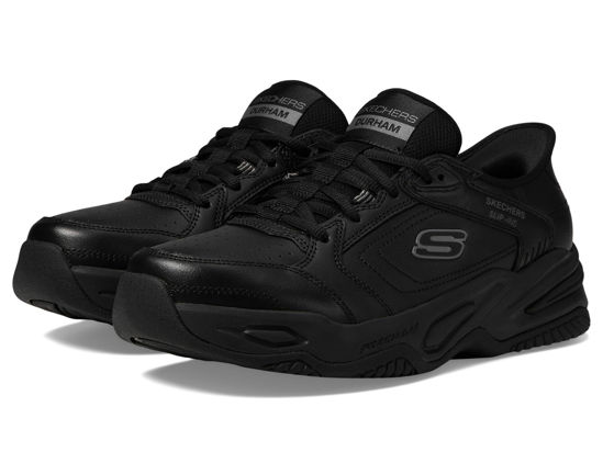 Picture of Skechers Men's Durham Hands Free Slip-in Sneaker, Black, 13 X-Wide - Size: 13 X-Wide