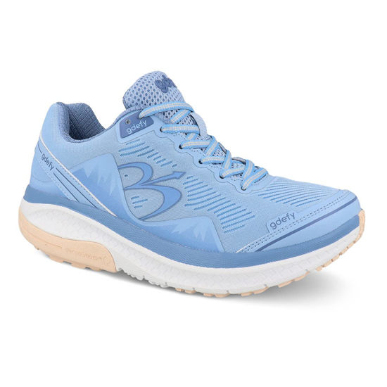 Picture of Gravity Defyer Women's Pain Relief | Arch Support | Plantar Fasciitis | Foot & Knee Pain | Wide Shoes | Orthopedic | Heel Pain | Free Orthotic Included Blue, White - Size: 9