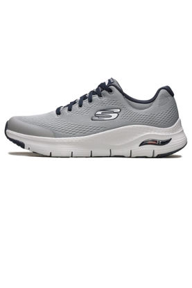 Picture of Skechers Men's Arch Fit Oxford, Gray/Navy, 8 - Size: 8