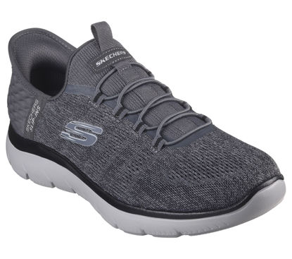 Picture of Skechers Men's Summits Key Pace Hands Free Slip-in Loafer, Charcoal/Black, 9.5 - Size: 9.5