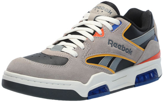 Picture of Reebok Unisex BB 4500 DMX Sneaker, White/Khaki Brown/Black, 11 US Men - Size: 12.5 Women/11 Men
