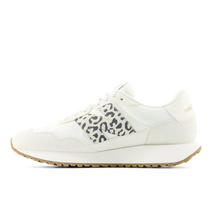 Picture of New Balance Women's 237 V1 Sneaker, Sea Salt/Black/Gold Metallic, 6.5 - Size: 6.5