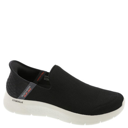 Picture of Skechers Men's Go Flex Hands Free Slip-ins Athletic Slip-on Casual Walking Shoes Sneaker, Black/Gray, 10.5 - Size: 10.5