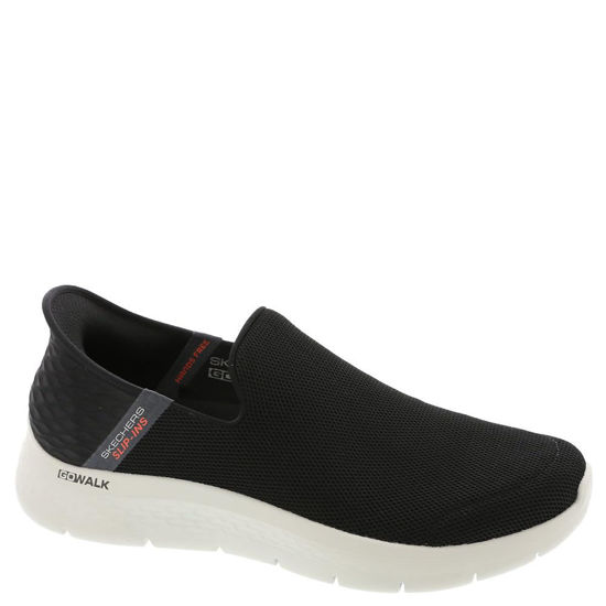 Picture of Skechers Men's Go Flex Hands Free Slip-ins Athletic Slip-on Casual Walking Shoes Sneaker, Black/Gray, 10.5 - Size: 10.5