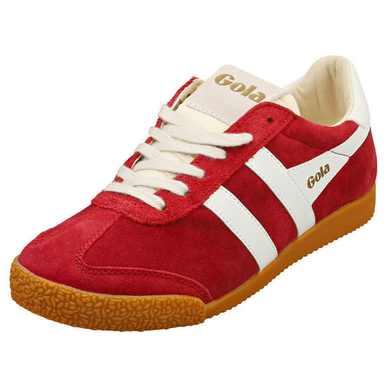Picture of Gola Women's Elan Sneaker, Deep Red/White, 11 - Size: 11