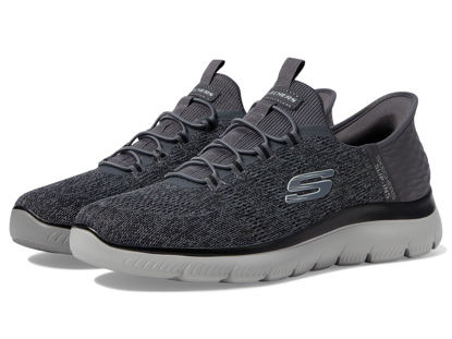 Picture of Skechers Men's Summits Key Pace Hands Free Slip-in Loafer, Charcoal/Black, 10.5 - Size: 10.5