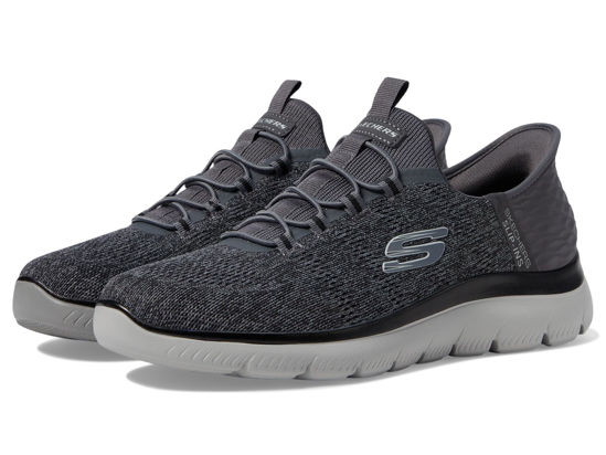 Picture of Skechers Men's Summits Key Pace Hands Free Slip-in Loafer, Charcoal/Black, 10.5 - Size: 10.5
