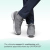 Picture of Orthofeet Men's Orthopedic Grey Knit Yari Hands-Free Sneakers, Size 9.5 Wide - Size: 9.5 Wide