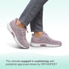 Picture of Orthofeet Women's Orthopedic Rose Knit Kita Hands-Free Sneakers, Size 7.5 - Size: 7.5