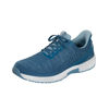 Picture of Orthofeet Men's Orthopedic Blue Knit Yari Hands-Free Sneakers, Size 7 - Size: 7