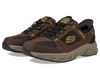 Picture of Skechers Men's Oak Canyon Consistent Winne Hands Free Slip-in Sneaker, Brown/Black, 8.5 X-Wide - Size: 8.5 X-Wide