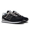 Picture of New Balance Men's 574 Core Sneaker, Black/White, 8 Wide - Size: 8 Wide