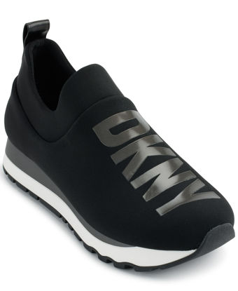 Picture of DKNY Women's Jadyn Lightweight Slip on Comfort Sneaker, Black/Dark Gunmetal, 5 - Size: 5
