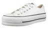 Picture of Converse Women's Chuck Taylor All Star Lift Clean Sneaker, White/Black/White, 10.5 M US - Size: 10.5