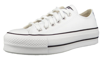 Picture of Converse Women's Chuck Taylor All Star Lift Clean Sneaker, White/Black/White, 10.5 M US - Size: 10.5
