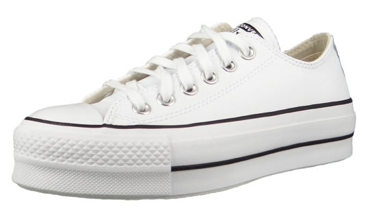 Picture of Converse Women's Chuck Taylor All Star Lift Clean Sneaker, White/Black/White, 10.5 M US - Size: 10.5