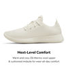 Picture of Allbirds Men’s Wool Runners Everyday Sneakers, Machine Washable Shoe Made with Natural Materials - Natural White (Cream Sole) - 10 Medium - Size: 10