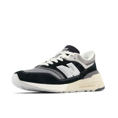 Picture of New Balance Unisex 997R Sneaker, Black, 13 US Men - Size: 14.5 Wide Women/13 Men