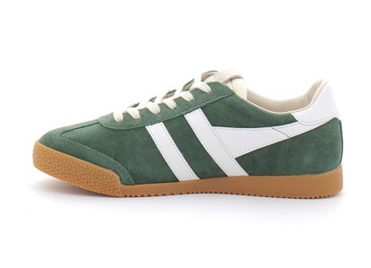 Picture of Gola Women's Elan Sneaker, Evergreen/White, 6 - Size: 6