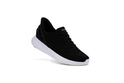 Picture of Kizik Athens Hands Free Mens or Womens Sneakers, Casual Slip On Shoes Women and Men Love, Comfortable for Walking or Work, Women's and Men's Fashion Sneakers for Any Occasion - Black,Wide M9.5 / W11 - Size: 11 Wide Women/9.5 Wide Men