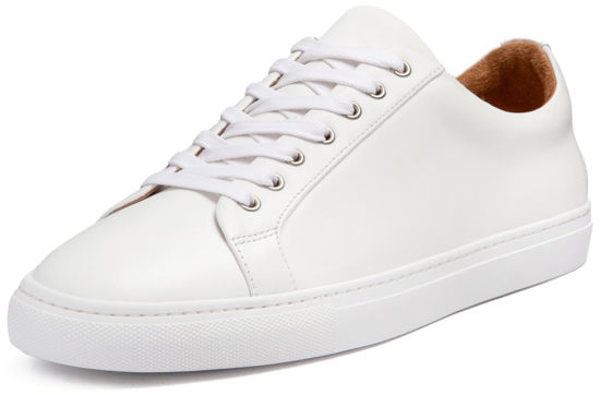 Picture of Thursday Boot Company Premier Low Top Men's Lace-up Sneakers, White, 8 - Size: 8