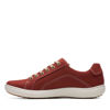 Picture of Clarks Women's Nalle Lace Sneaker, Chestnut Nubuck, 9 Wide - Size: 9 Wide
