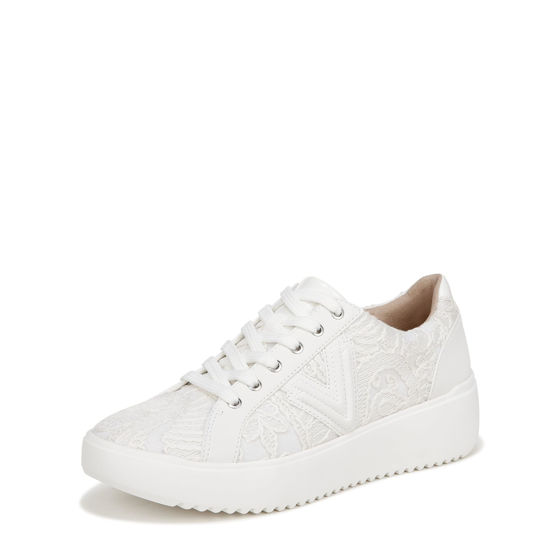 Picture of Vionic Women's Kearny Lace Up Sneaker, White Lace, 7 - Size: 7