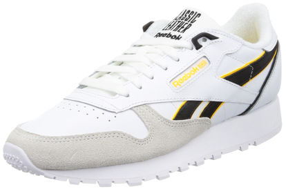 Picture of Reebok Unisex Sneaker, FTWR White Black Always Yellow, 12 US Men - Size: 13 Women/12 Men