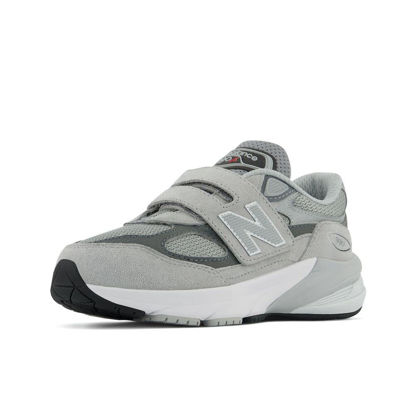 Picture of New Balance Boy's 990 V6 Hook and Loop Sneaker, Grey/Silver, 9 Toddler - Size: 9 Toddler