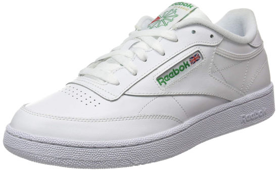 Picture of Reebok Men's Sneaker, White, Intense White, Green, 4 - Size: 4