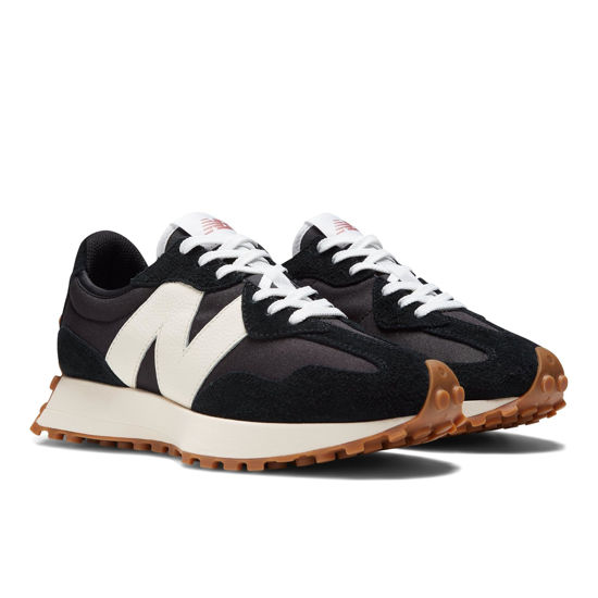 Picture of New Balance Women's 327 Sneaker, Black/White, 9 - Size: 9