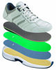 Picture of Orthofeet Proven Foot and Heel Pain Relief. Extended Widths. Best Orthopedic Diabetic Men's Athletic Shoes Pacific Palisades White - Size: 8.5