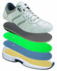 Picture of Orthofeet Proven Foot and Heel Pain Relief. Extended Widths. Best Orthopedic Diabetic Men's Athletic Shoes Pacific Palisades White - Size: 9