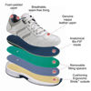 Picture of Orthofeet Proven Foot Heel and Foot Pain Relief. Extended Widths. Best Orthopedic Athletic Shoes Diabetic Men's Sneakers Pacific Palisades White - Size: 13