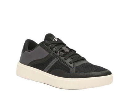 Picture of Cole Haan Men's Grand Crosscourt Winner Sneaker, Black/Gray Pinstripe/Ivory, 8.5 - Size: 8.5