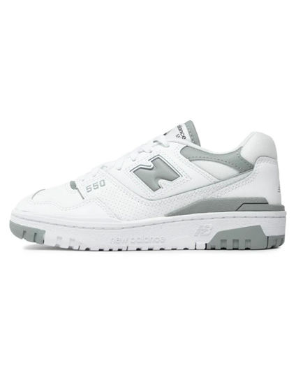 Picture of New Balance Womens 550 White Juniper Size 8.5 - Size: 8.5