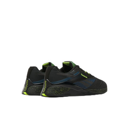 Picture of Reebok Unisex Nano X4 Sneaker, Black/Escape Blue/Digital Lime, 11 US Men - Size: 12.5 Women/11 Men