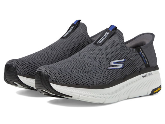 Picture of Skechers Men's Max Cushioning Premier 2.0 Advantageous 2 Hands Free Slip-Ins Sneaker, Charcoal/Black, 14 - Size: 14