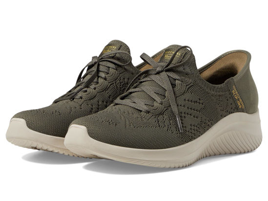 Picture of Skechers Sport SlipIns Martha Stewart Ultra Flex 30 158911 Womens Slip On 11 BM US Olive - Size: 11