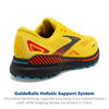 Picture of Brooks Men’s Adrenaline GTS 23 Supportive Running Shoe - Yellow/Foraged Iron/Orange - 13 Medium - Size: 13